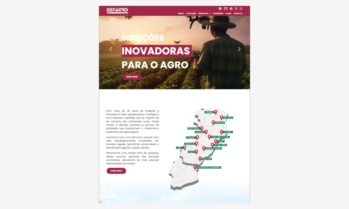 Corporate Website for Agribusiness